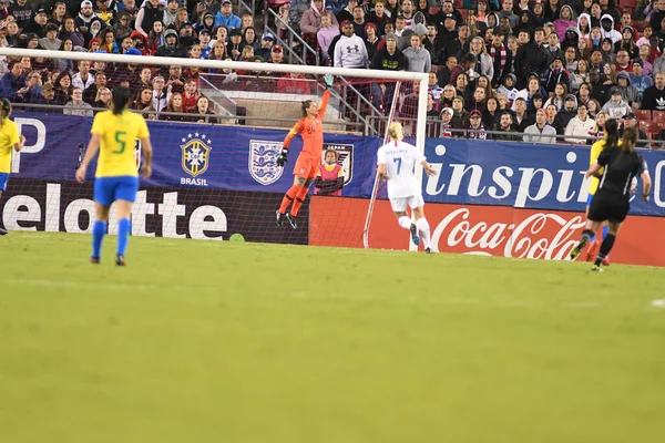 Финал Кубка Shebelieves Сша Против Бразилии Стадионе Raymond James Stadium — стоковое фото