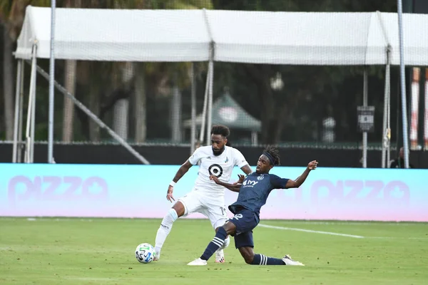 Sporting Kansas City Face Minnesota United Podczas Mls Powraca Turniej — Zdjęcie stockowe