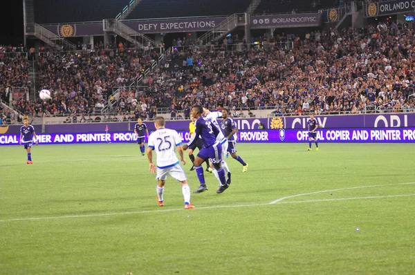 Orlando City Házigazda Téged Montreal Impact Camping World Stadium Október — Stock Fotó