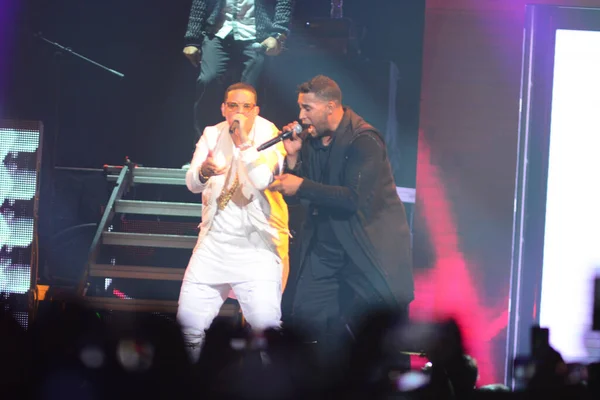 Daddy Yankee Och Don Omar Konsert Amway Center Orlando Florida — Stockfoto