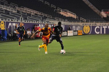 Orlando City SC, 29 Haziran 2016 'da Orlando Florida' daki Kamp Dünyası Stadyumu 'nda Fort Lauderdale Strikers' a ev sahipliği yaptı..