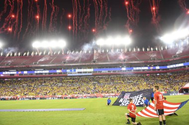 ABD Kolombiya 'ya karşı Raymond James Stadyumu' nda 11 Ekim 2018 'de. 