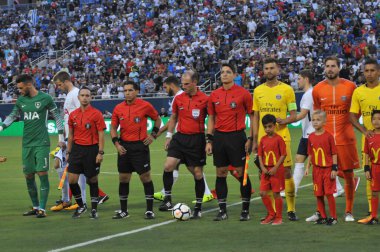 Paris Saint-Germain, Tottenham Hotspur 'a karşı 22 Temmuz 2017' de Orlando Florida 'daki Citrus Bowl' da.  