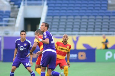 Orlando City SC, 29 Haziran 2016 'da Orlando Florida' daki Kamp Dünyası Stadyumu 'nda Fort Lauderdale Strikers' a ev sahipliği yaptı..