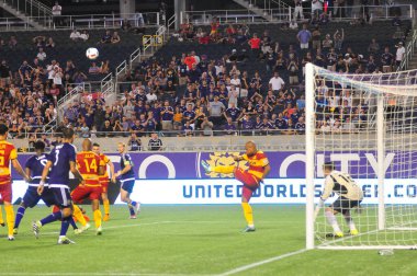 Orlando City SC, 29 Haziran 2016 'da Orlando Florida' daki Kamp Dünyası Stadyumu 'nda Fort Lauderdale Strikers' a ev sahipliği yaptı..