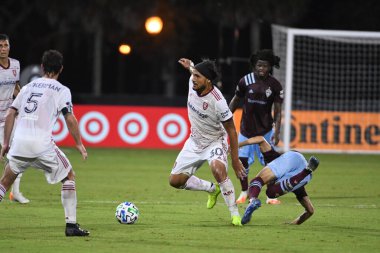 Real Salt Lake, 12 Temmuz 2020 'de Orlando Florida' da düzenlenen MLS Sırt Turnuvası sırasında Colorado Rapids ile karşı karşıya.
