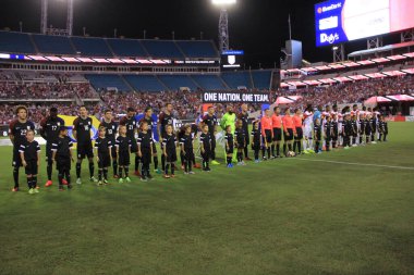 ABD Futbol Takımı 6 Eylül 2016 'da Jacksonville Florida EverBank Field' da Trinidad & Tobago 'ya ev sahipliği yaptı..