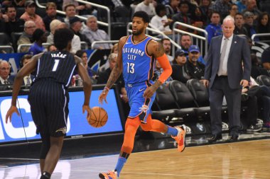 Orlando Magic 29 Ocak 2019 'da Orlando Florida' daki Amway Center 'da OklahomaCity Thunder' a ev sahipliği yaptı. 