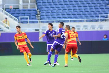 Orlando City SC, 29 Haziran 2016 'da Orlando Florida' daki Kamp Dünyası Stadyumu 'nda Fort Lauderdale Strikers' a ev sahipliği yaptı..