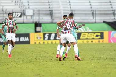 Fluminense, Florida Kupası 'nda 15 Ocak 2018' de Orlando Florida 'da oynanan Spektrum Stadyumu' nda Barcelona SC 'ye karşı..