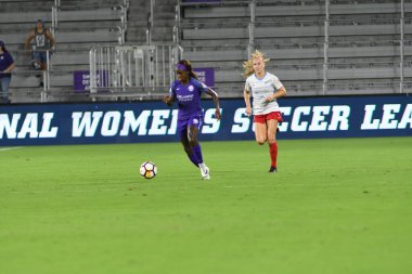 Orland Pride, 25 Ağustos 2018 'de Orlando Florida' daki Exploria Stadyumu 'nda Chicago Red Stars' a ev sahipliği yapıyor..  