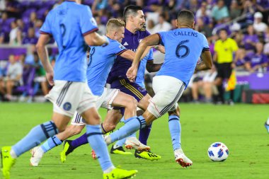 Orlando City 26 Temmuz 2018 'de Florida Exploria Stadyumu' nda NYC FC 'ye ev sahipliği yaptı. Fotoğraf: Marty Jean-Louis