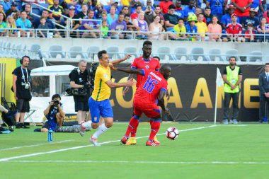 Brezilya, 8 Haziran 2016 tarihinde Orlando Florida 'daki Copa America Centenario' da Haiti ile karşılaştı.. 