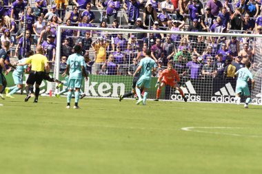 Orlando City SC 20 Nisan 2019 'da Orlando City Stadyumu' nda Vancouver Whitecaps 'a ev sahipliği yapıyor..  