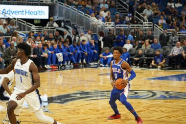 Orlando Magic 13 Ekim 2019 'da Florida, Orlando' daki Amway Center 'da Philadelphia 76ers' a ev sahipliği yaptı.. 