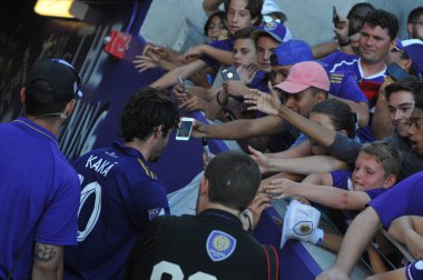 Orlando City 29 Nisan 2017 'de Orlando, Florida' daki Orlando City Stadyumu 'nda Colorado Rapids' e ev sahipliği yaptı.)