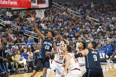 Orlando Magic, Orlando, Florida 'daki sezon açılışında Cleveland Cavaliers' ı Amway Center 'da ağırlıyor..