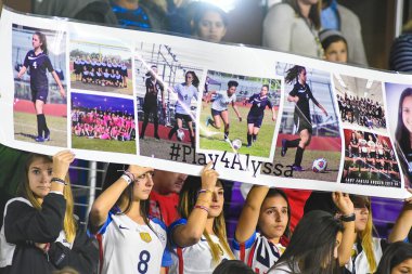 ABD, 7 Mart 2018 tarihinde Orlando City Stadyumu 'ndaki SheBelives Kupası' nda İngiltere ile karşı karşıya geldi..  