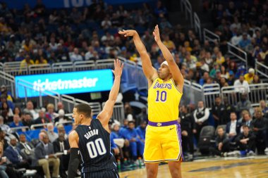 Orlando Magic 11 Aralık 2019 Çarşamba günü Orlando Forida 'daki Amway Center' da Los Angeles Lakers 'a ev sahipliği yaptı..  