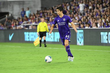 Orlando City SC, 6 Ağustos Salı günü Orlando Florida 'daki Exploria Stadyumu' nda oynanan ABD Kupası sırasında Atlanta United FC 'ye ev sahipliği yaptı..