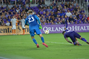 Orlando City SC, 22 Eylül 2018 'de Florida Exploria Stadyumu' nda Houston Dynamo 'yu ağırladı..