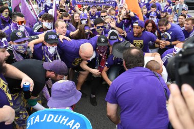 Orlando City 26 Temmuz 2018 'de Florida Exploria Stadyumu' nda NYC FC 'ye ev sahipliği yaptı. Fotoğraf: Marty Jean-Louis