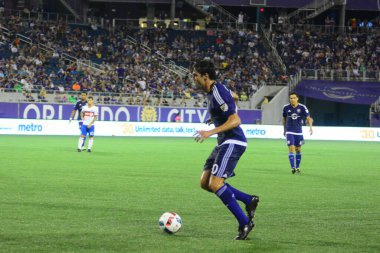 Orlando City, 24 Ağustos 2016 'da Orlando Florida' daki Kamp Dünyası Stadyumunda Toronto FC 'ye ev sahipliği yaptı..