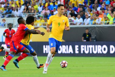 Brezilya, 8 Haziran 2016 tarihinde Orlando Florida 'daki Copa America Centenario' da Haiti ile karşılaştı.. 