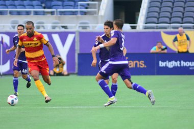 Orlando City SC, 29 Haziran 2016 'da Orlando Florida' daki Kamp Dünyası Stadyumu 'nda Fort Lauderdale Strikers' a ev sahipliği yaptı..