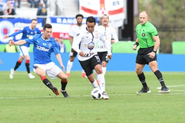 13 Ocak 2018 'de Orlando Florida' daki Spektrum Stadyumu 'nda düzenlenen Florida Kupası' nda Korucular Corinthianlara karşı..