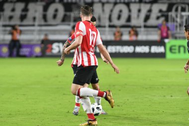 Korintliler, 10 Ocak 2018 'de Orlando City Stadyumu' nda düzenlenen Florida Kupası 'nda PSV Eindhoven' a karşı..  
