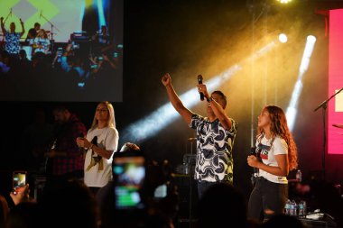 Miel San Marcos grubu 28 Temmuz 2019 tarihinde Tampa Florida 'daki Iglesia de Dios Pentecostal' da sahne almaktadır..  