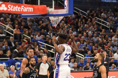 Orlando Magic, Philadelphia 76ers 'ı 14 Kasım 2018' de Orlando Florida 'daki Amway Center' da ağırlıyor.. 