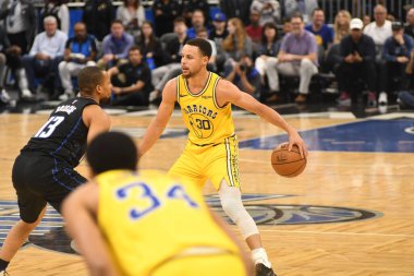 Orlando Magic, 28 Şubat 2019 Perşembe günü Orlando Florida 'daki Amway Center' da Golden State Warriors 'a ev sahipliği yaptı.. 