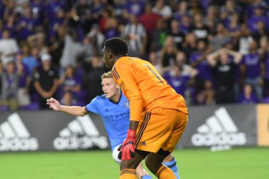 Orlando City 26 Temmuz 2018 'de Florida Exploria Stadyumu' nda NYC FC 'ye ev sahipliği yaptı. Fotoğraf: Marty Jean-Louis
