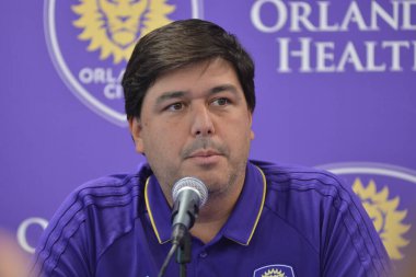 Orlando City SC, Dom Dwyer 'ı tanıtmak için bir basın toplantısı düzenledi..  