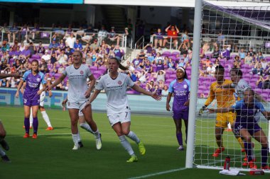 Orlando Pride 14 Nisan 2019 'da Orlando City Stadyumu' nda Portand Thorns 'a ev sahipliği yapıyor.