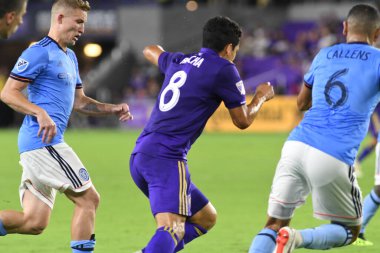 Orlando City 26 Temmuz 2018 'de Florida Exploria Stadyumu' nda NYC FC 'ye ev sahipliği yaptı. Fotoğraf: Marty Jean-Louis