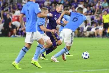 Orlando City 26 Temmuz 2018 'de Florida Exploria Stadyumu' nda NYC FC 'ye ev sahipliği yaptı. Fotoğraf: Marty Jean-Louis