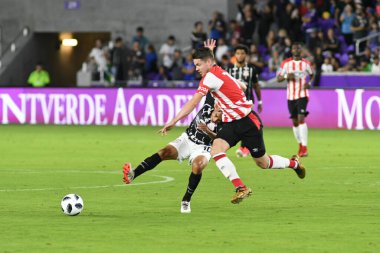 Korintliler, 10 Ocak 2018 'de Orlando City Stadyumu' nda düzenlenen Florida Kupası 'nda PSV Eindhoven' a karşı..  