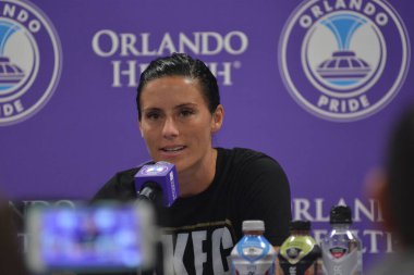 Orland Pride, 25 Ağustos 2018 'de Orlando Florida' daki Exploria Stadyumu 'nda Chicago Red Stars' a ev sahipliği yapıyor..  