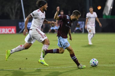 Real Salt Lake, 12 Temmuz 2020 'de Orlando Florida' da düzenlenen MLS Sırt Turnuvası sırasında Colorado Rapids ile karşı karşıya.