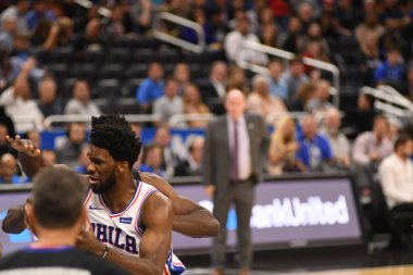 Orlando Magic, Philadelphia 76ers 'ı 14 Kasım 2018' de Orlando Florida 'daki Amway Center' da ağırlıyor..