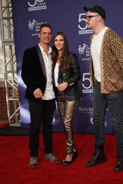 15 Ekim 2019 'da Nashville, Tennessee' deki Linbscome Üniversitesi 'nde verilen 50. GMA Dove Ödülleri sırasında kırmızı halı. 