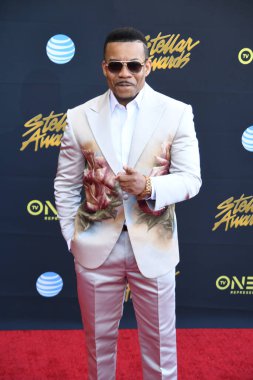 24 Mart 2018 Cumartesi günü Las Vegas 'taki Orleans Resort' ta düzenlenen 33. Yıldız Ödülleri Kırmızı Halı sırasında ünlüler.