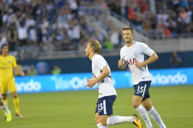 Paris Saint-Germain, Tottenham Hotspur 'a karşı 22 Temmuz 2017' de Orlando Florida 'daki Citrus Bowl' da.  