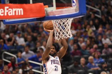 Orlando Magic, Philadelphia 76ers 'ı 14 Kasım 2018' de Orlando Florida 'daki Amway Center' da ağırlıyor..