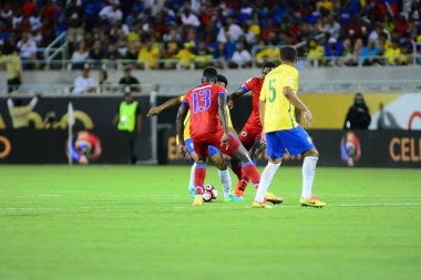 Brezilya, 8 Haziran 2016 tarihinde Orlando Florida 'daki Copa America Centenario' da Haiti ile karşılaştı..