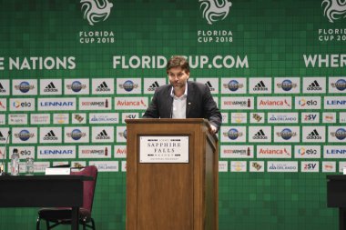 Basın Konferansı futbolcularının görüntüsü