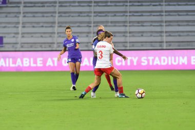 Orland Pride, 25 Ağustos 2018 'de Orlando Florida' daki Exploria Stadyumu 'nda Chicago Red Stars' a ev sahipliği yapıyor..  